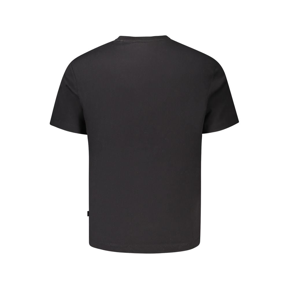 Black Cotton T-Shirt