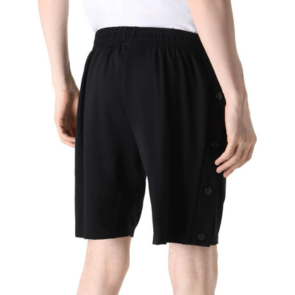 Black Viscose Men Bermuda Short