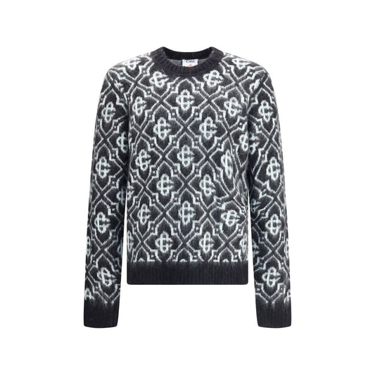 Black Nylon Sweatshirt
