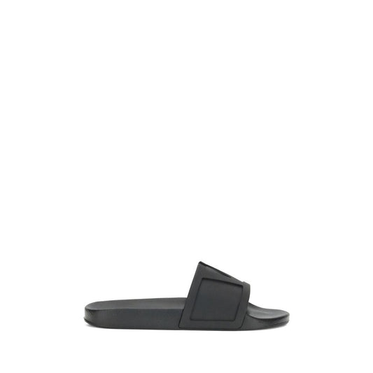 Black Rubber Sandals