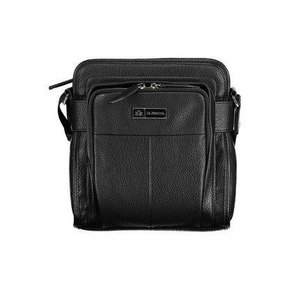 Black Polyethylene Shoulder Bag