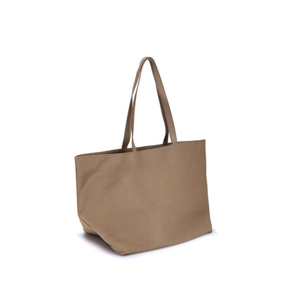 Beige Nylon Shoulder Bag