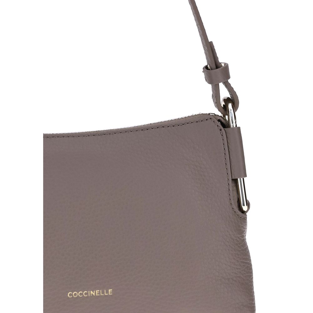 Gray Calf Leather Bos Taurus Shoulder Bag