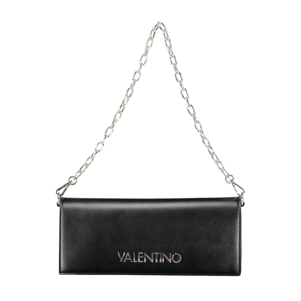 Black Polyethylene Women Handbag