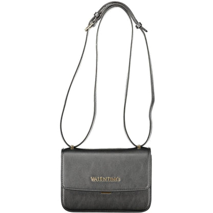 Black Polyethylene Women Handbag