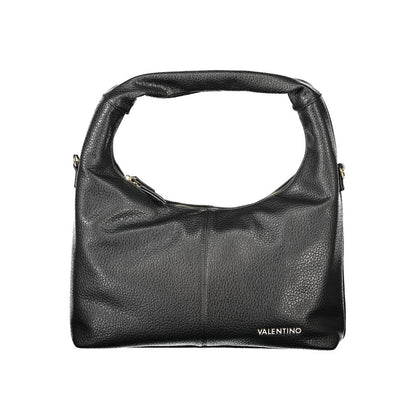 Black Polyethylene Women Handbag