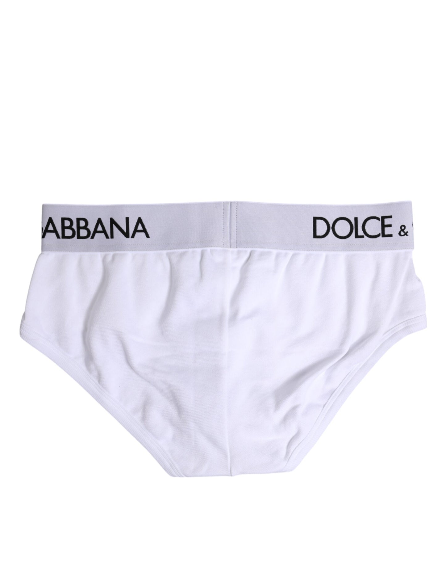 White Cotton Stretch Regular Brief Underwear