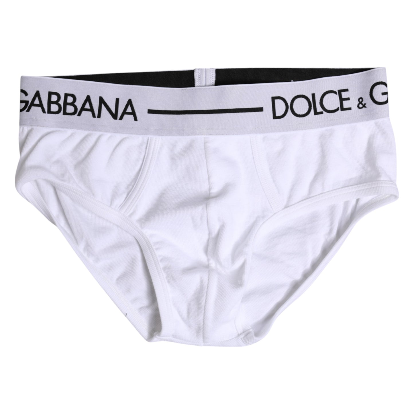 White Cotton Stretch Regular Brief Underwear