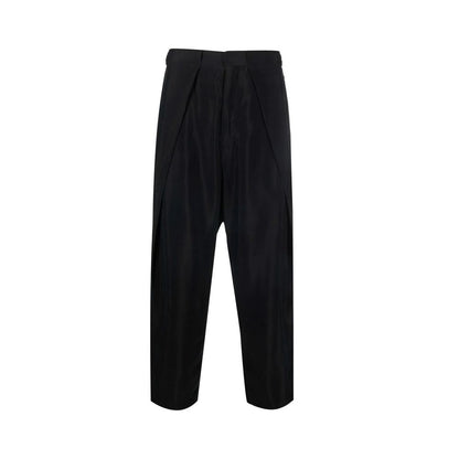 Black Copper Cropped Pants