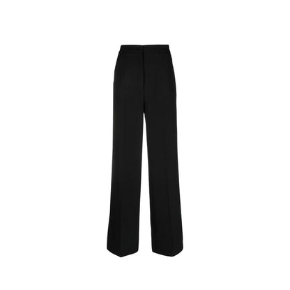 Black Elastane Pants