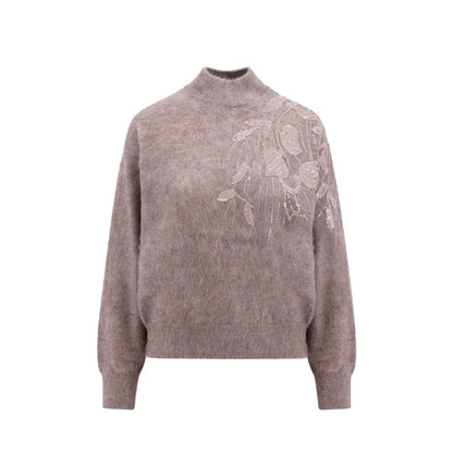 Beige Cashmere Sweatshirt