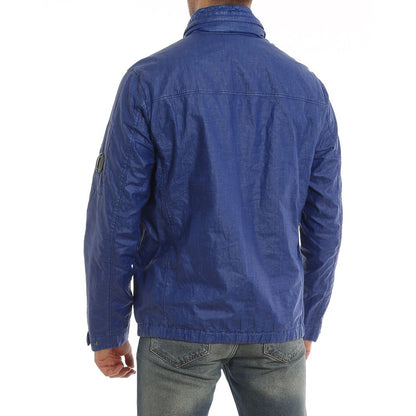 Blue Linen Shell Jacket