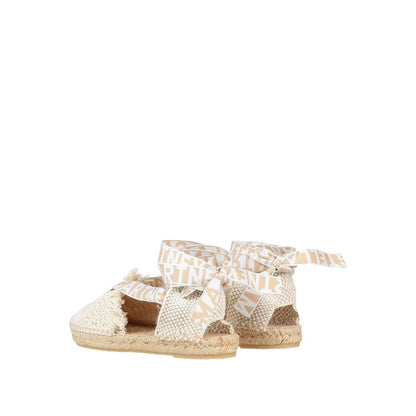 Beige Canvas Espadrilles