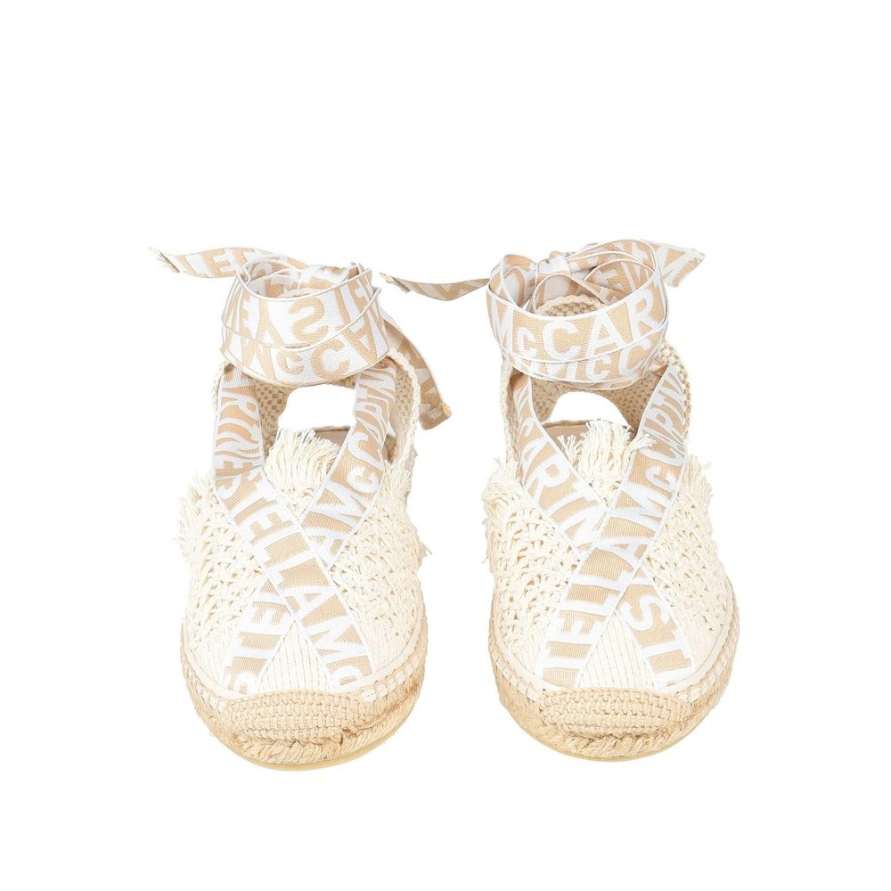 Beige Canvas Espadrilles