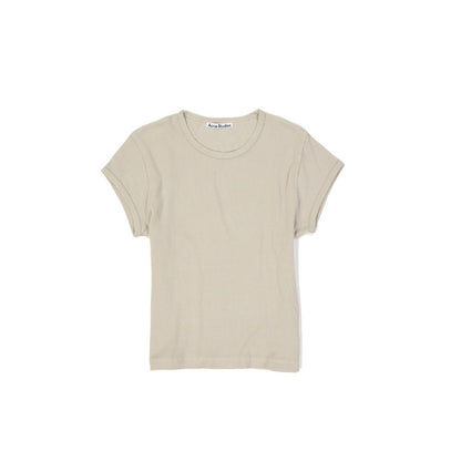 Beige Cotton T-Shirt