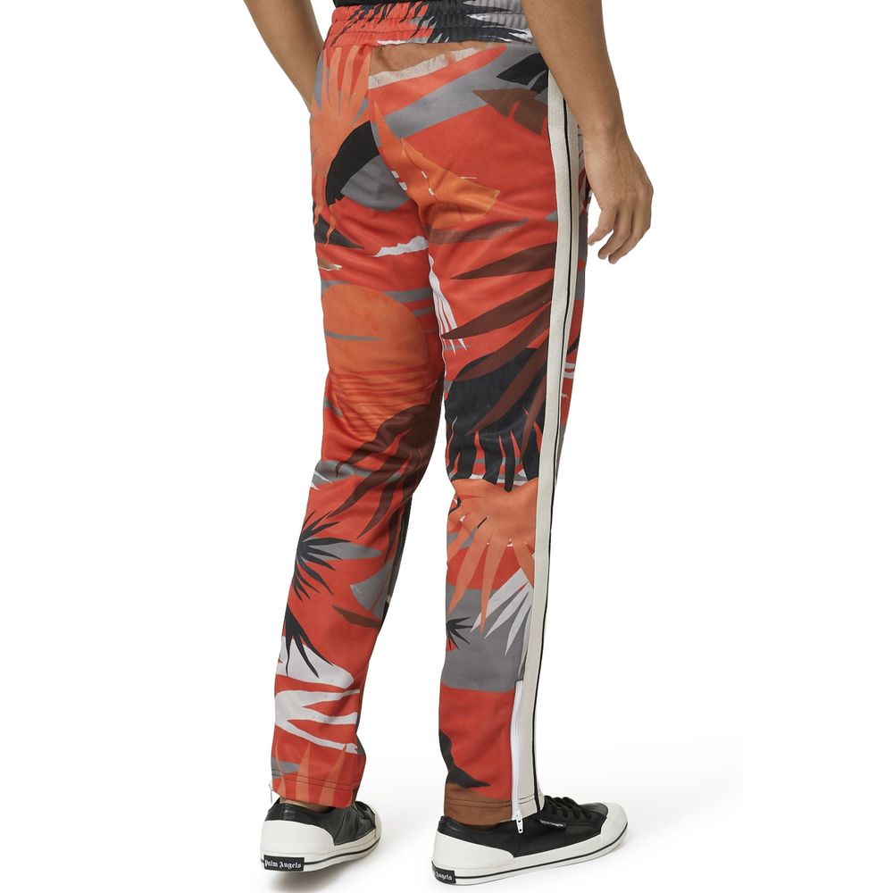Red Polyester Joggers (Workout Pants)