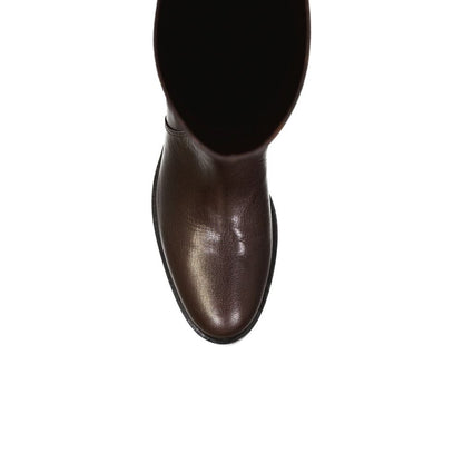 Brown Calfskin Boots