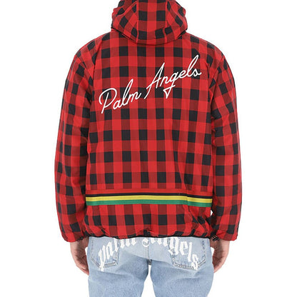 Red Polyester Shell Jacket