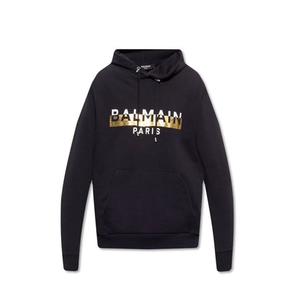 Black Cotton Sweatshirt