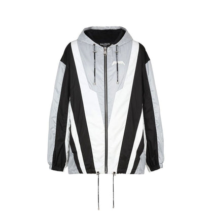 Black Polyester Shell Jacket