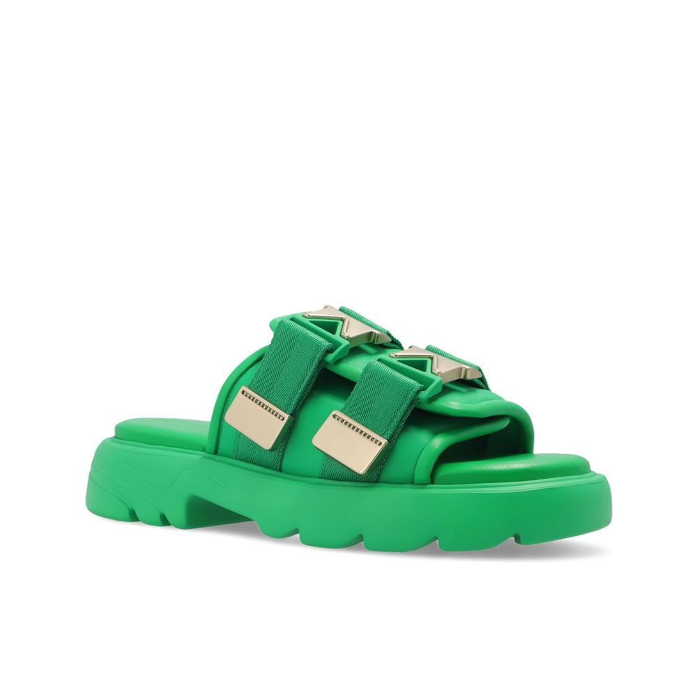 Green Nylon Slides