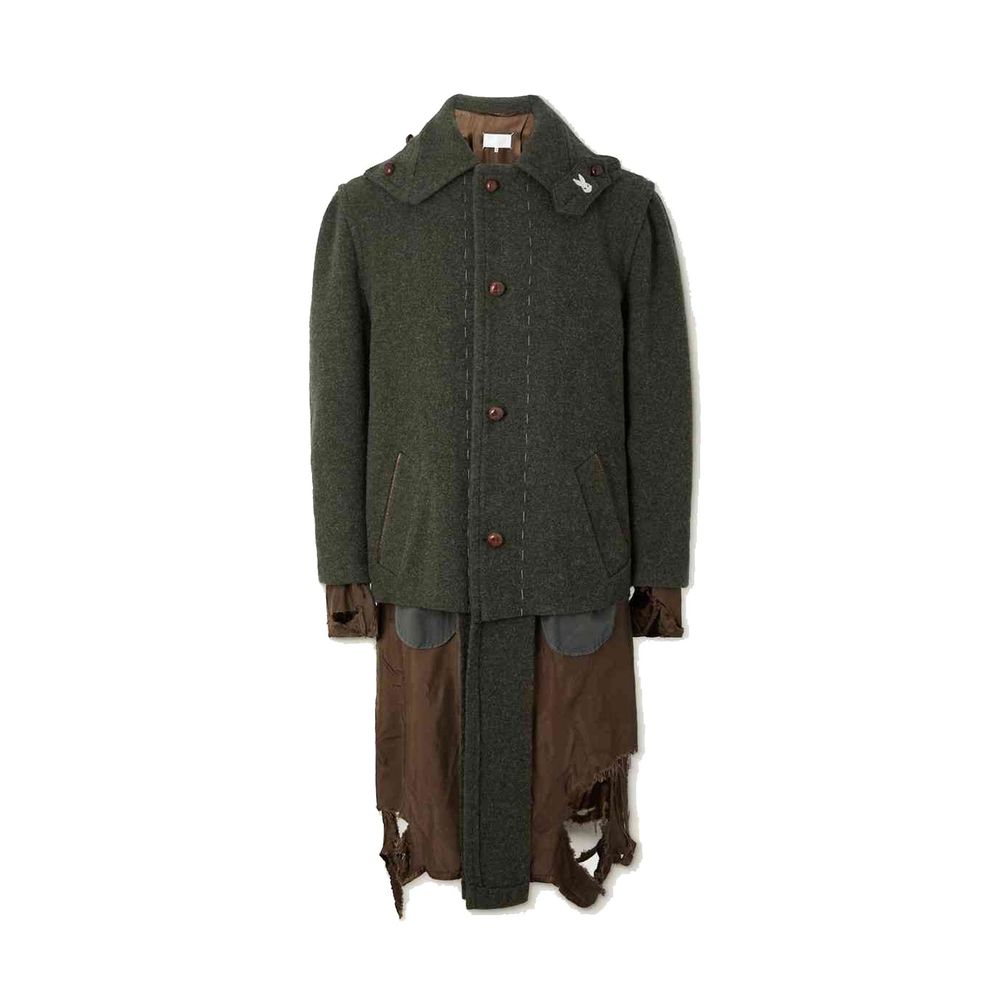 Green Polyamide Coat