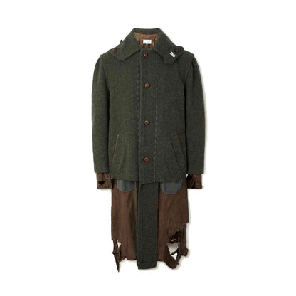 Green Polyamide Coat
