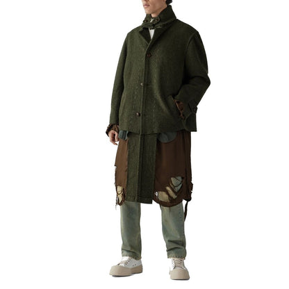 Green Polyamide Coat