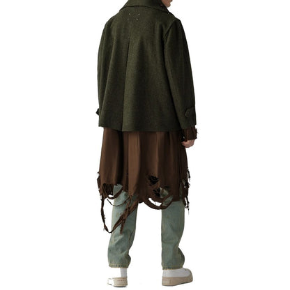 Green Polyamide Coat
