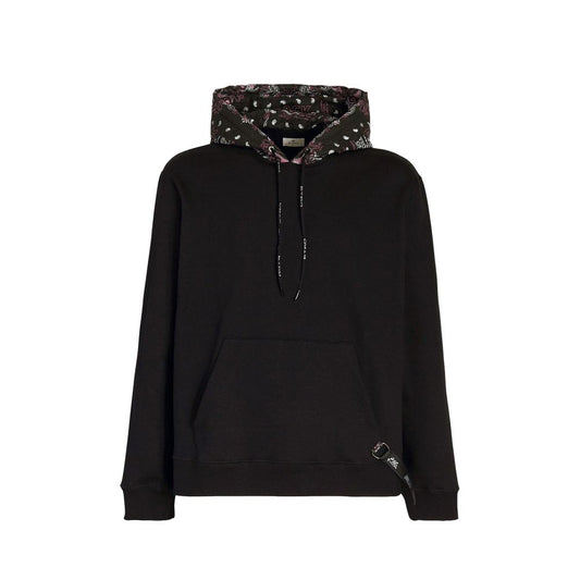 Black Cotton Sweatshirt