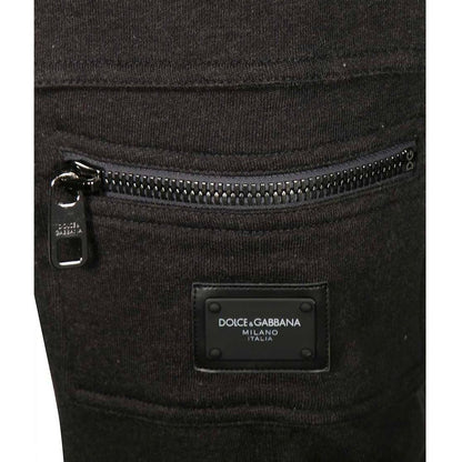 Gray Cotton Cargo Pants