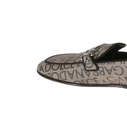 Brown Calfskin Slip-On Loafers