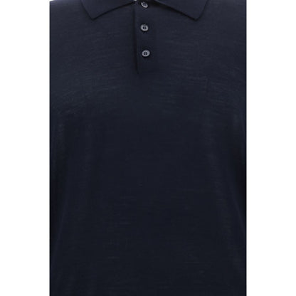 Blue Fleece Wool Shirt