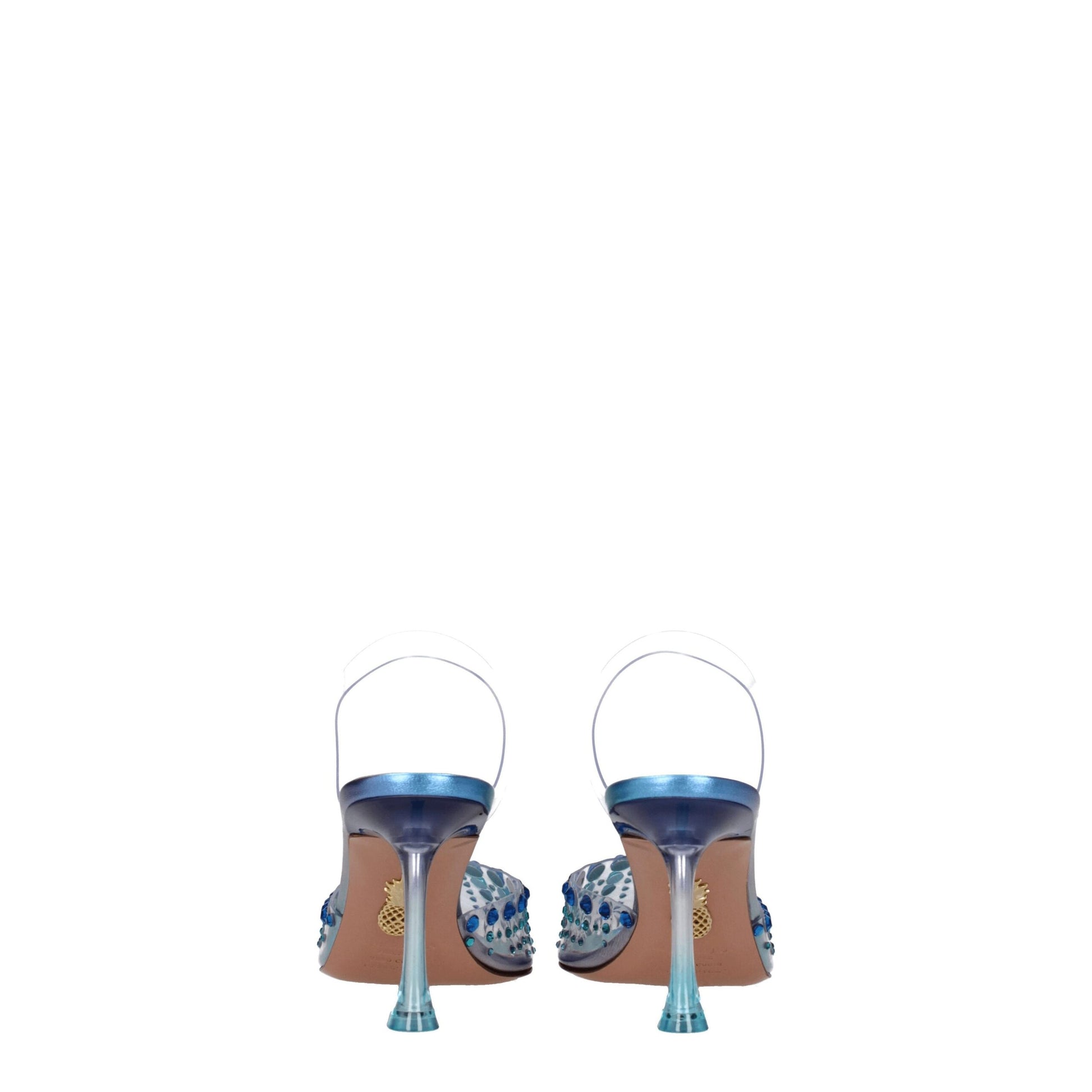 Transparent Pvc Stiletto Heels Sandals