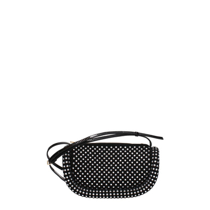 Black Leather Crossbody Bag