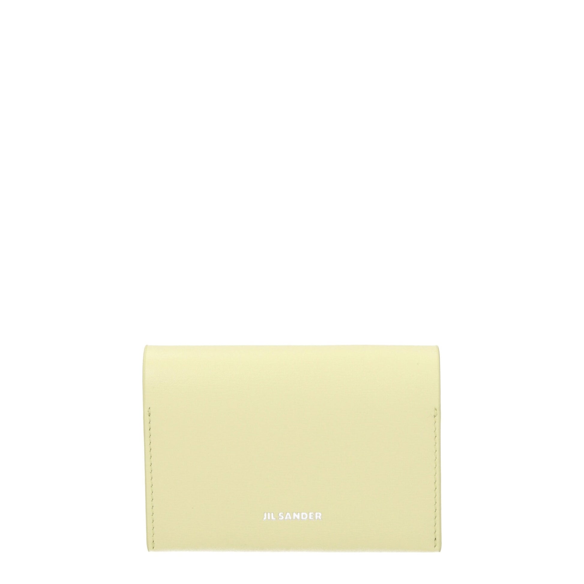 Yellow Leather Cardholders