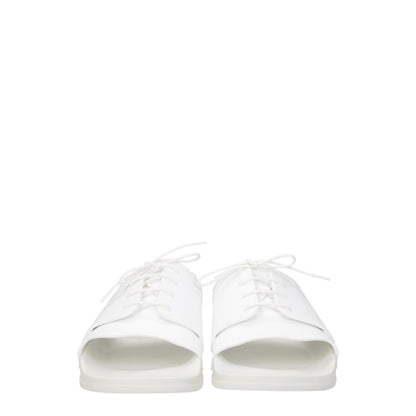 White Cotton Slippers