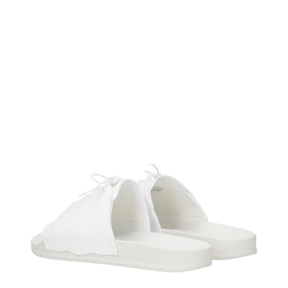 White Cotton Slippers