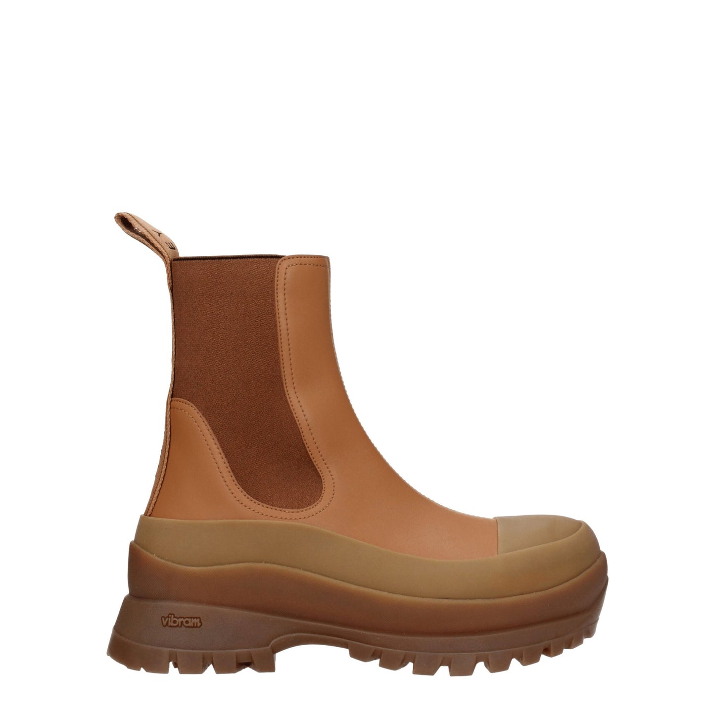 Brown Leather Ankle Boots