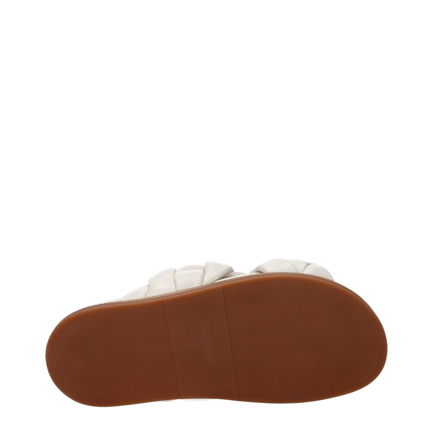 Beige Leather Slippers
