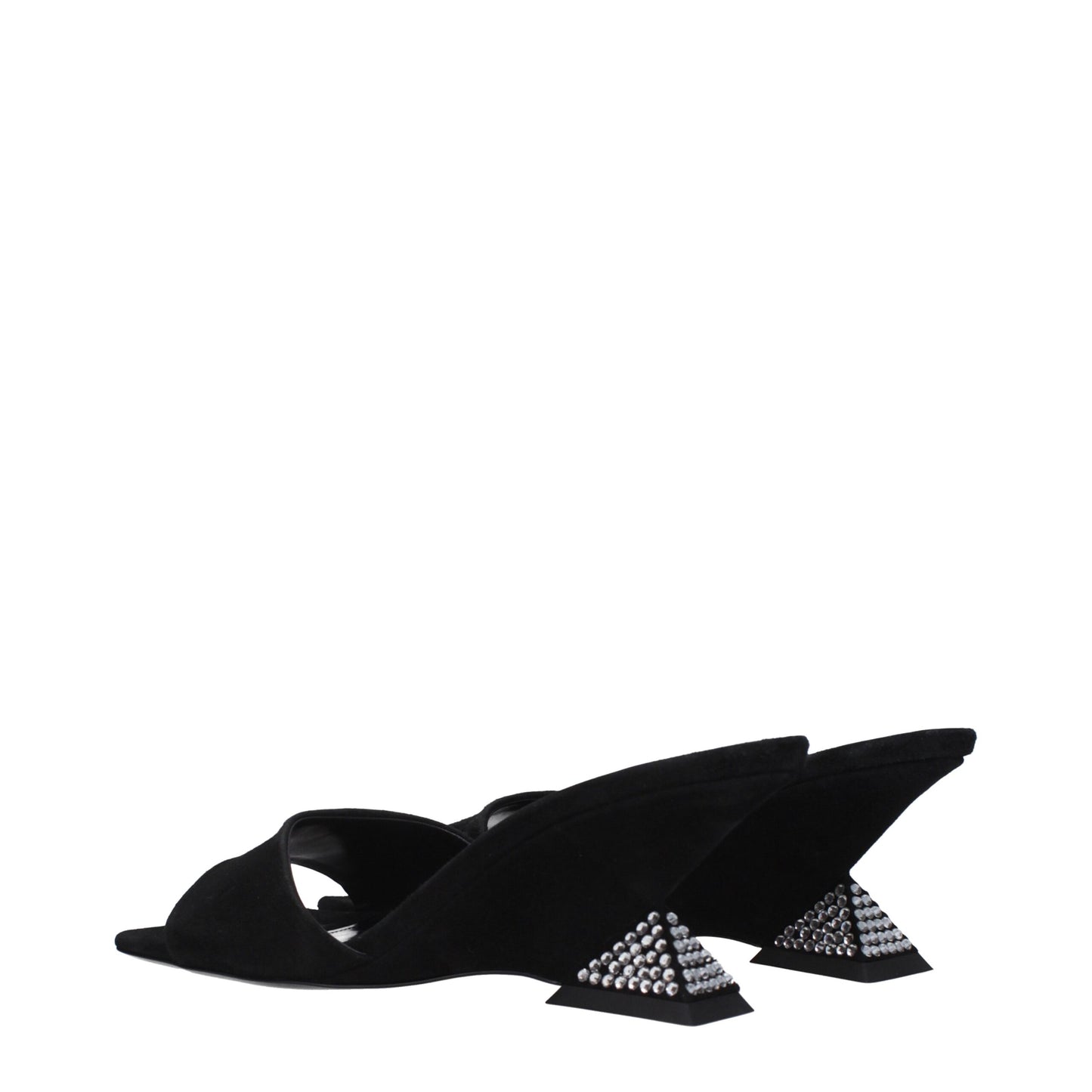 Black Leather Platform Sandals