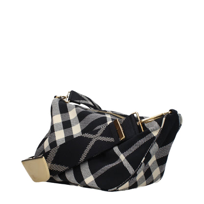 Black Fabric Crossbody Bag