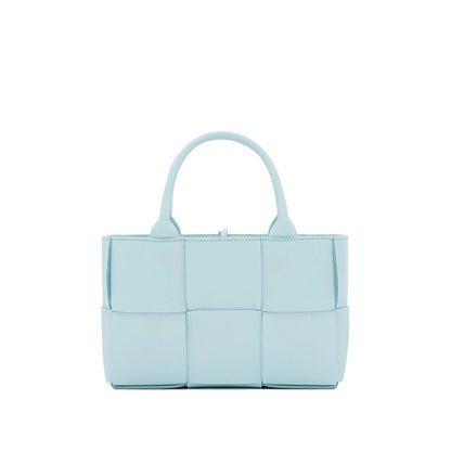 Blue Lamb Leather Tote Bag