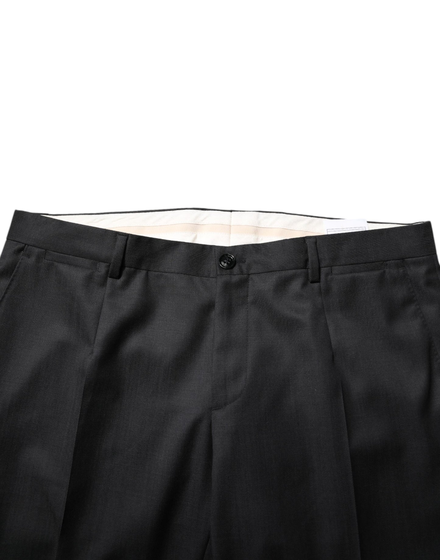 Dark Gray Wool Single Breasted 2 Piece Suit