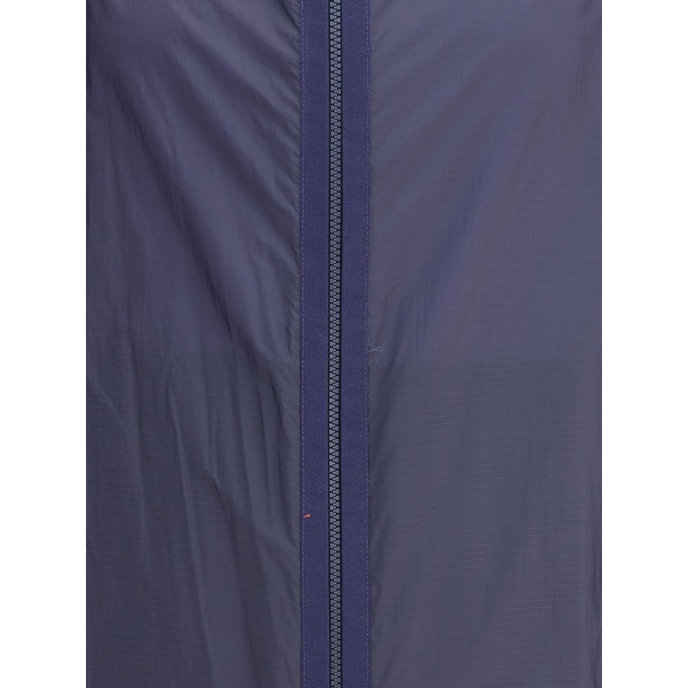 Blue Nylon Shell Jacket