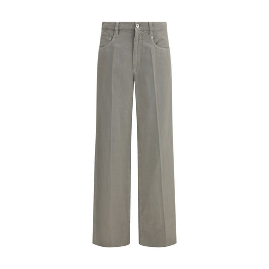 Bicolor Cotton Relaxed Fit Jeans