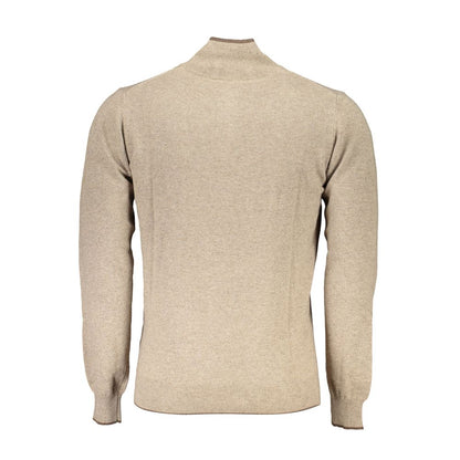 Beige Fabric Sweater