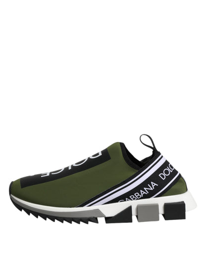 Green Logo Low Top Sorrento Men Sneakers Shoes