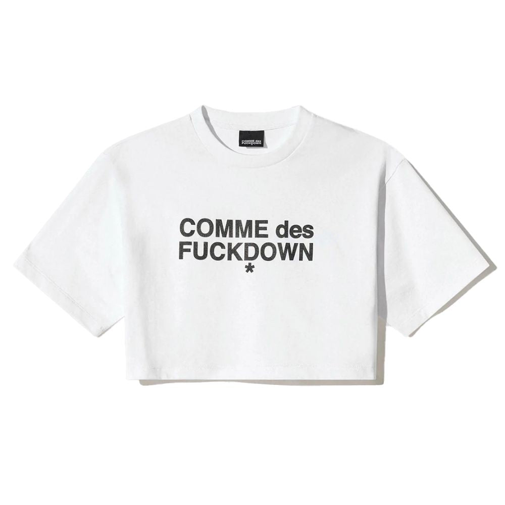 White Cotton Women T-Shirt