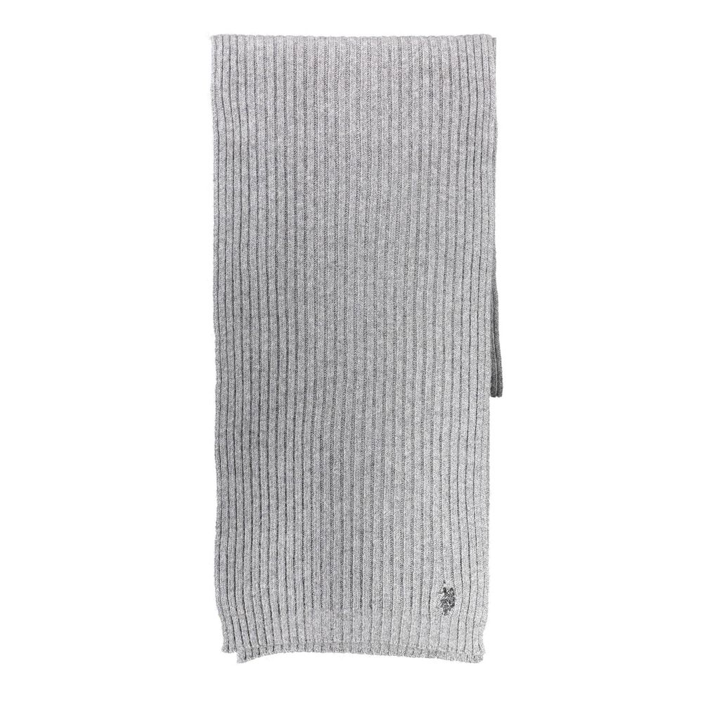 Gray Wool Scarf
